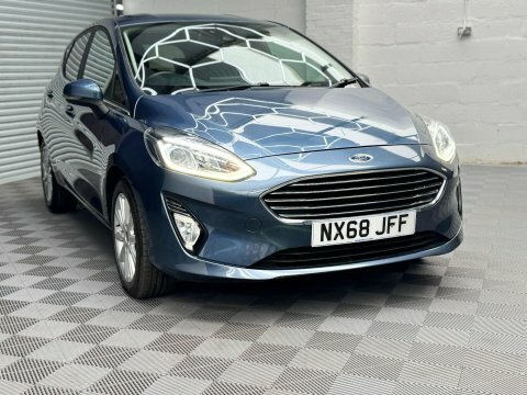 Ford Fiesta 1.0T Ecoboost Titanium X Euro 6 Ss NX68JFF Blue #2