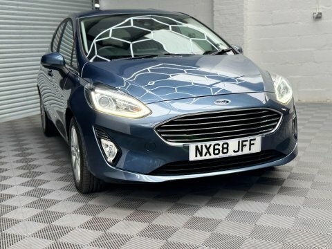 Ford Fiesta 1.0T Ecoboost Titanium X Euro 6 Ss NX68JFF Blue #6