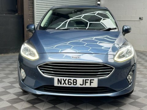 Ford Fiesta 1.0T Ecoboost Titanium X Euro 6 Ss NX68JFF Blue #3