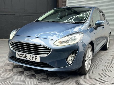Ford Fiesta 1.0T Ecoboost Titanium X Euro 6 Ss NX68JFF Blue #4