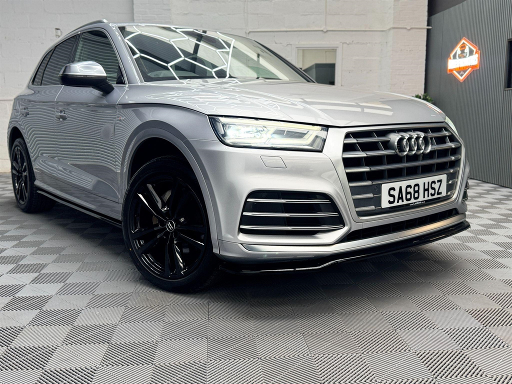 Audi Q5 2.0 Tdi 40 S Line S Tronic Quattro Euro 6 Ss SA68HSZ Silver #3