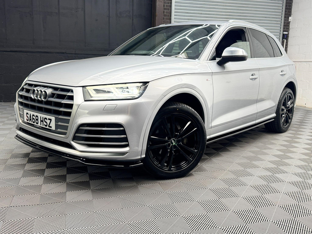 Audi Q5 2.0 Tdi 40 S Line S Tronic Quattro Euro 6 Ss SA68HSZ Silver #5