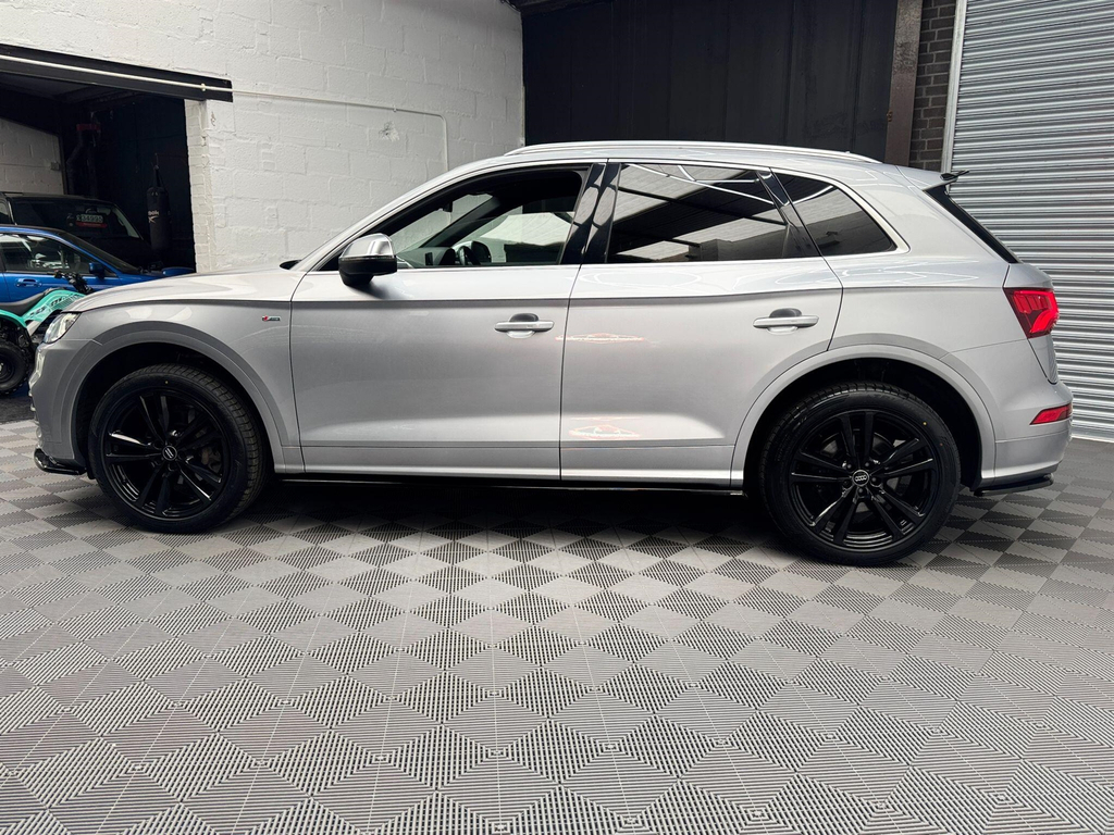 Audi Q5 2.0 Tdi 40 S Line S Tronic Quattro Euro 6 Ss SA68HSZ Silver #6