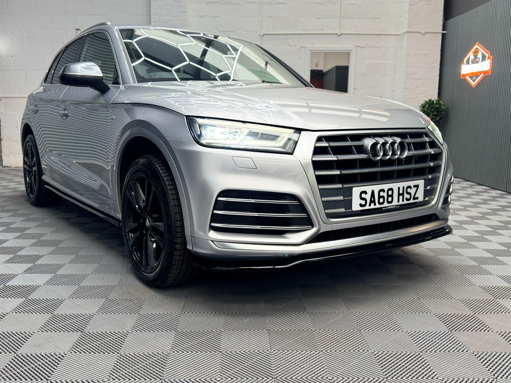 Audi Q5 2.0 Tdi 40 S Line S Tronic Quattro Euro 6 Ss SA68HSZ Silver
