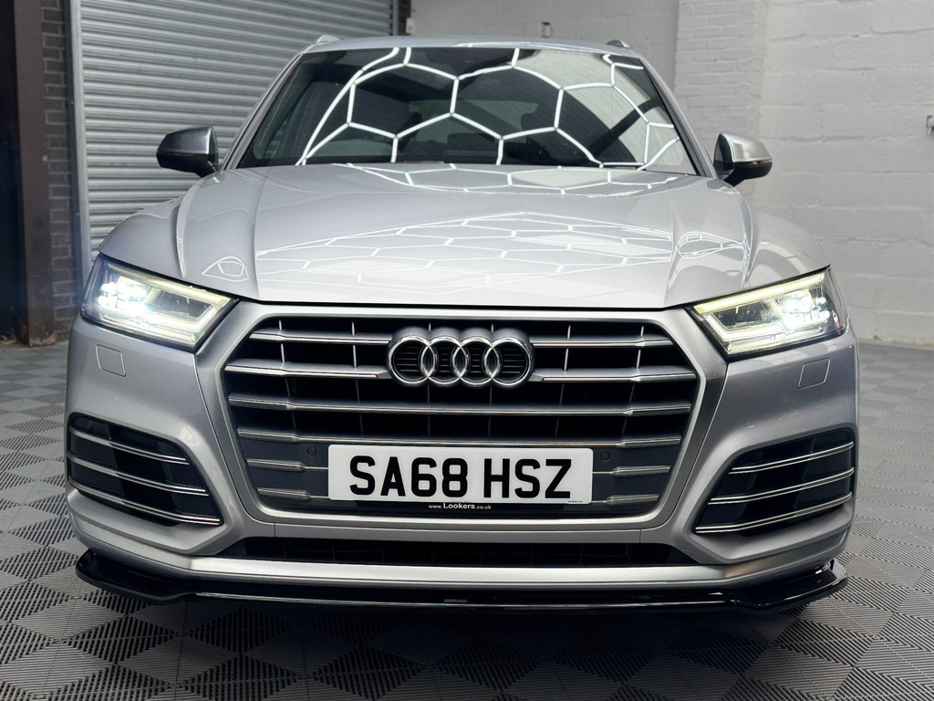 Audi Q5 2.0 Tdi 40 S Line S Tronic Quattro Euro 6 Ss SA68HSZ Silver #4