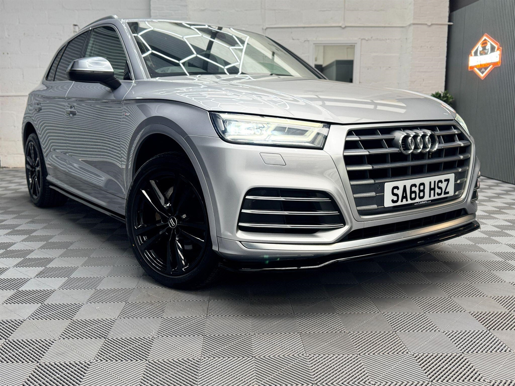 Audi Q5 2.0 Tdi 40 S Line S Tronic Quattro Euro 6 Ss SA68HSZ Silver #2