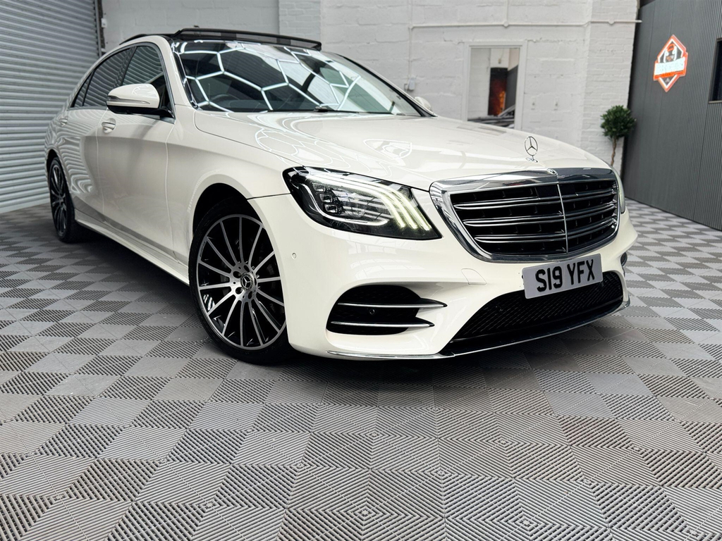Mercedes-Benz S Class 2.9 Ld Amg Line Premium G-tronic Euro 6 Ss 4 YA68FSF White #2