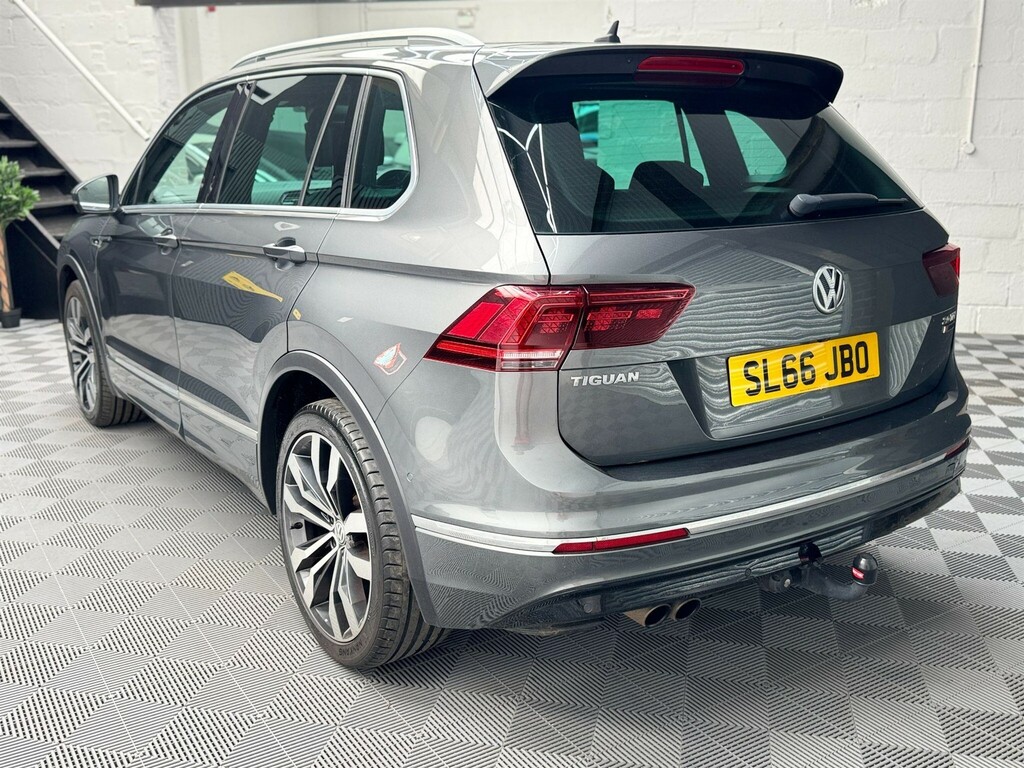 Volkswagen Tiguan 2.0 Tdi Bluemotion Tech R-line Dsg 4Motion Euro 6 SL66JBO Grey #4