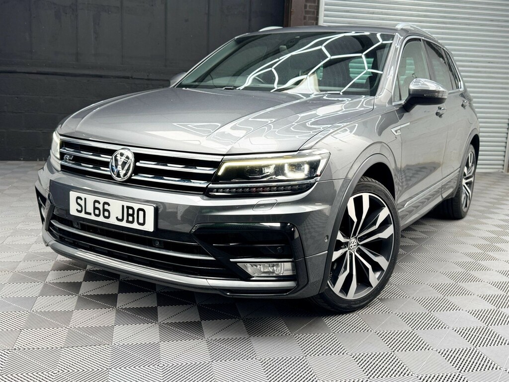 Volkswagen Tiguan 2.0 Tdi Bluemotion Tech R-line Dsg 4Motion Euro 6 SL66JBO Grey #3