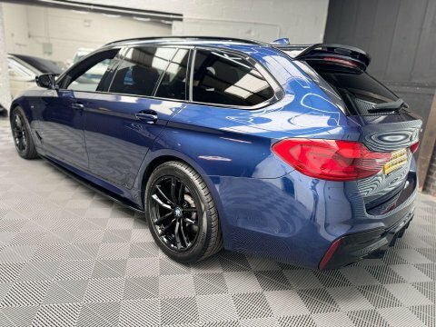 BMW 5 Series 2.0 520D M Blue #4