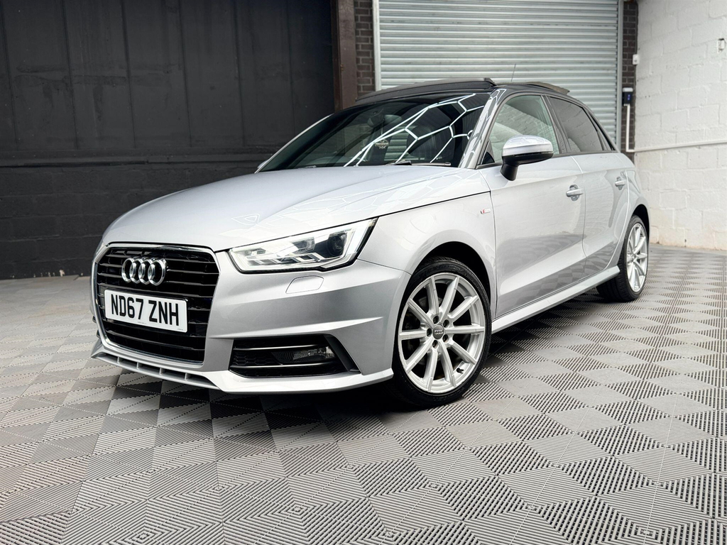Audi A1 1.4 Tfsi S Line Sportback Euro 6 Ss Nav TL66EGG Silver #4