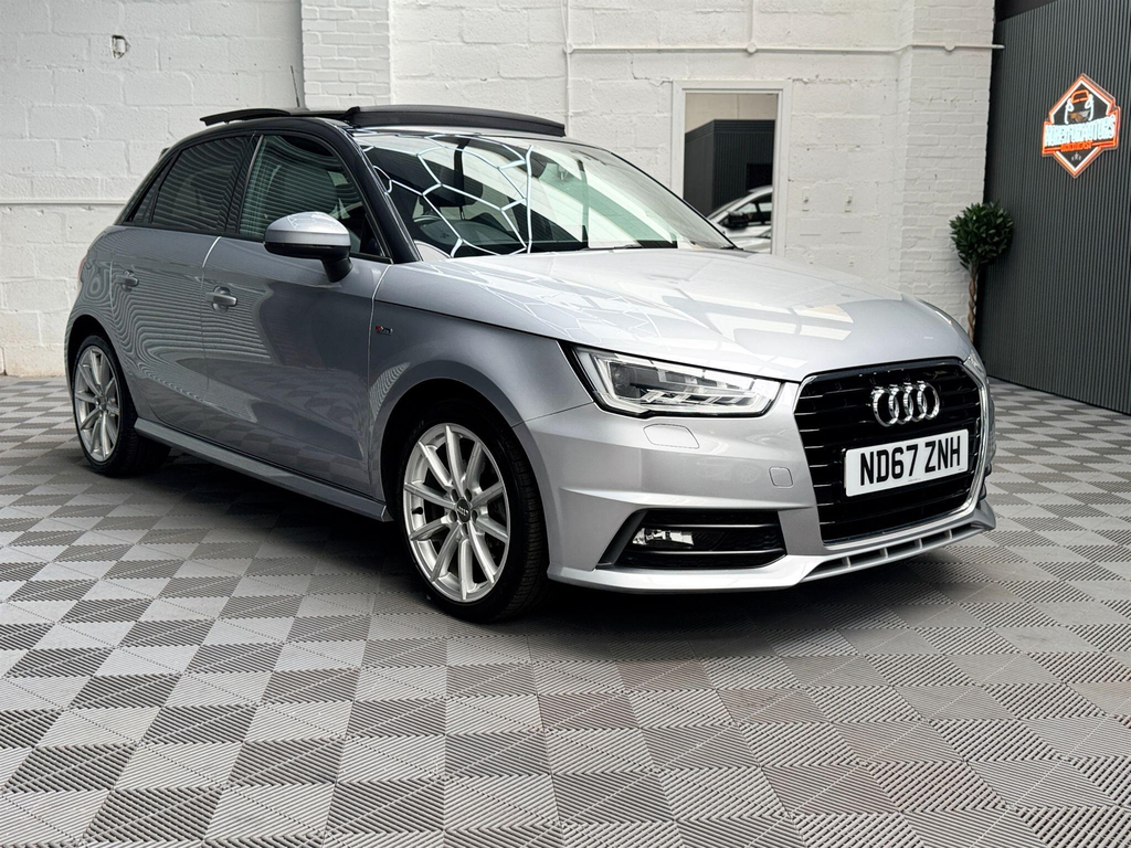 Audi A1 1.4 Tfsi S Line Sportback Euro 6 Ss Nav TL66EGG Silver #2