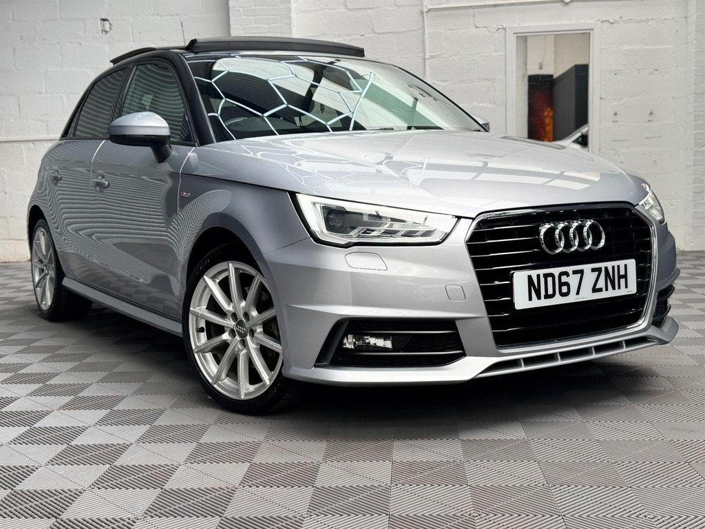 Audi A1 1.4 Tfsi S Line Sportback Euro 6 Ss Nav TL66EGG Silver
