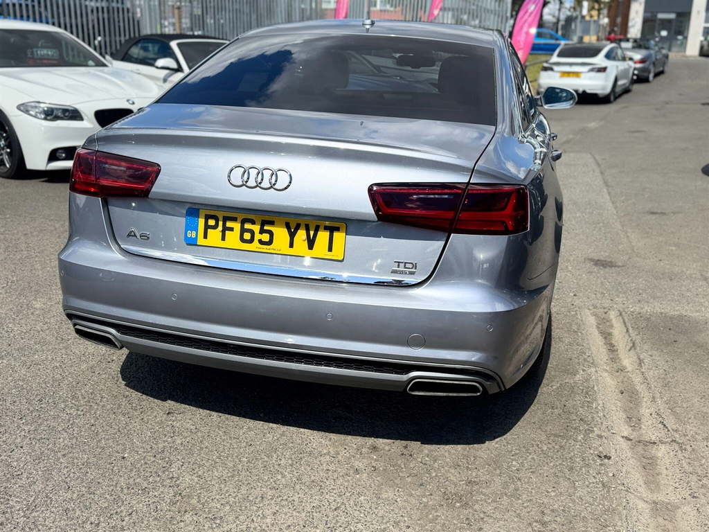 Audi A6 Saloon A6 S Line Black Edition Tdi Quattro S-a Grey #16