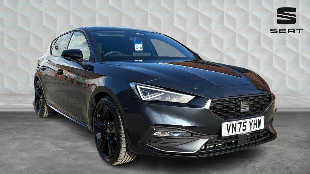 Seat Leon Etsi Mhev Fr Black Edition Dsg Euro 6 5-Door VN75YHW Grey