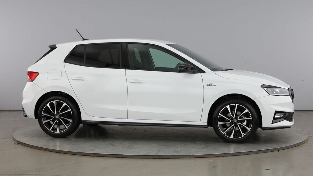 Skoda Fabia 1.0 Tsi Monte Carlo Edition Dsg Euro 6 5-Door DA25SBX White #4