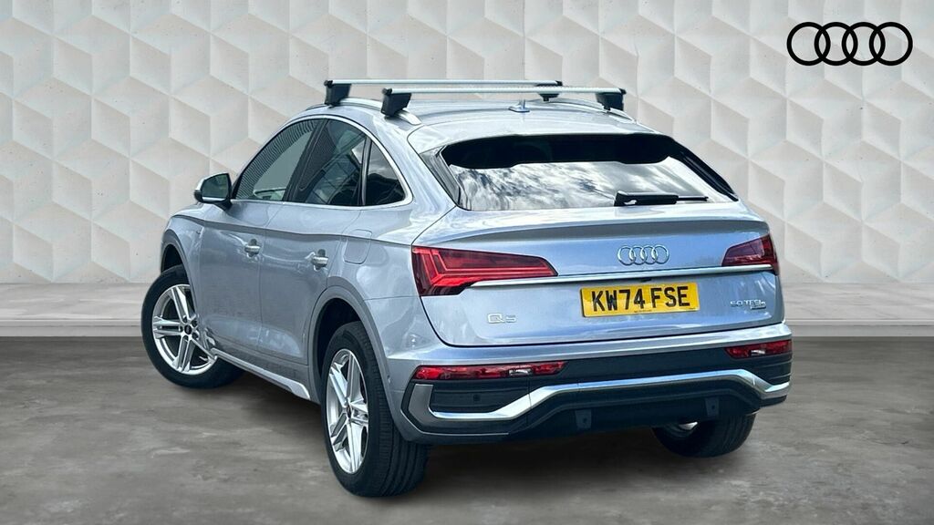 Audi Q5 2.0 Tfsie 50 S Line Sportback S Tronic Quattro Eur Silver #3