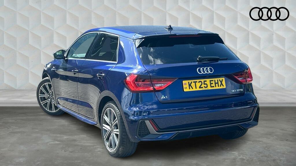 Audi A1 1.0 Tfsi 30 S Line Sportback S Tronic Euro 6 5-Doo KT25EHX Blue #2