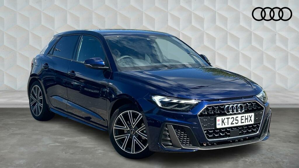 Audi A1 1.0 Tfsi 30 S Line Sportback S Tronic Euro 6 5-Doo KT25EHX Blue