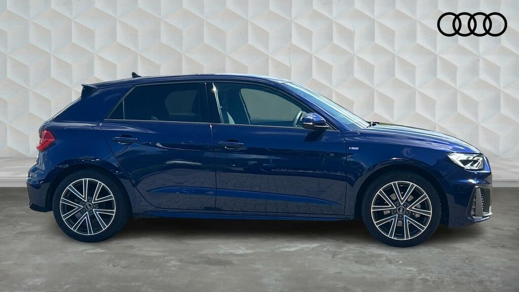 Audi A1 1.0 Tfsi 30 S Line Sportback S Tronic Euro 6 5-Doo KT25EHX Blue #3