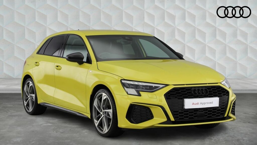 Audi A3 Tfsi 35 Edition 1 Sportback S Tronic Euro 6 5-Door CJ72WBY Yellow