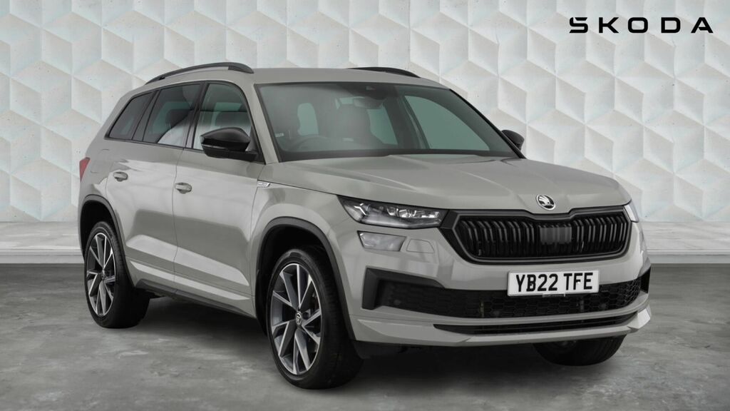 Skoda Kodiaq 2.0 Tdi Sportline Dsg 4Wd Euro 6 5-Door 7 Seat YB22TFE Grey