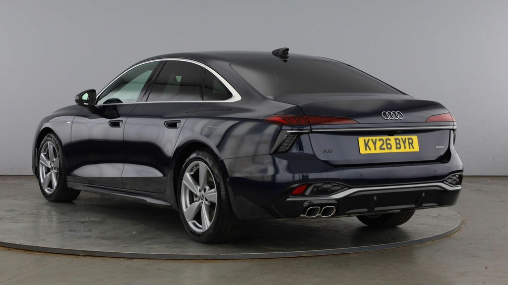 Audi A6 Saloon 2.0 Tdi S Line S Tronic Quattro Euro 6 4-Door KY26BYR Blue #3