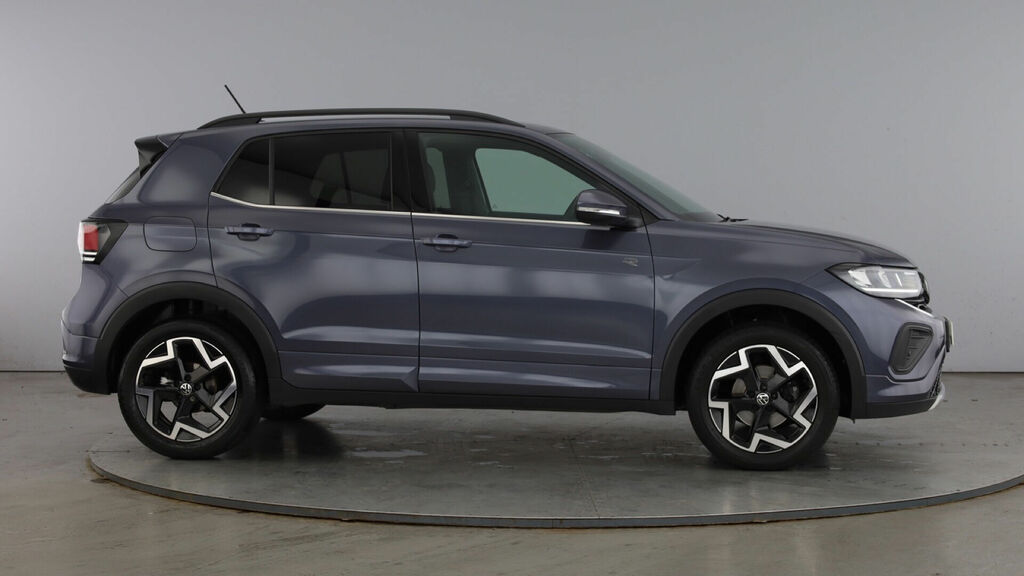 Volkswagen T-Cross 1.0 Tsi R-line Euro 6 5-Door CF75DUJ Grey #4