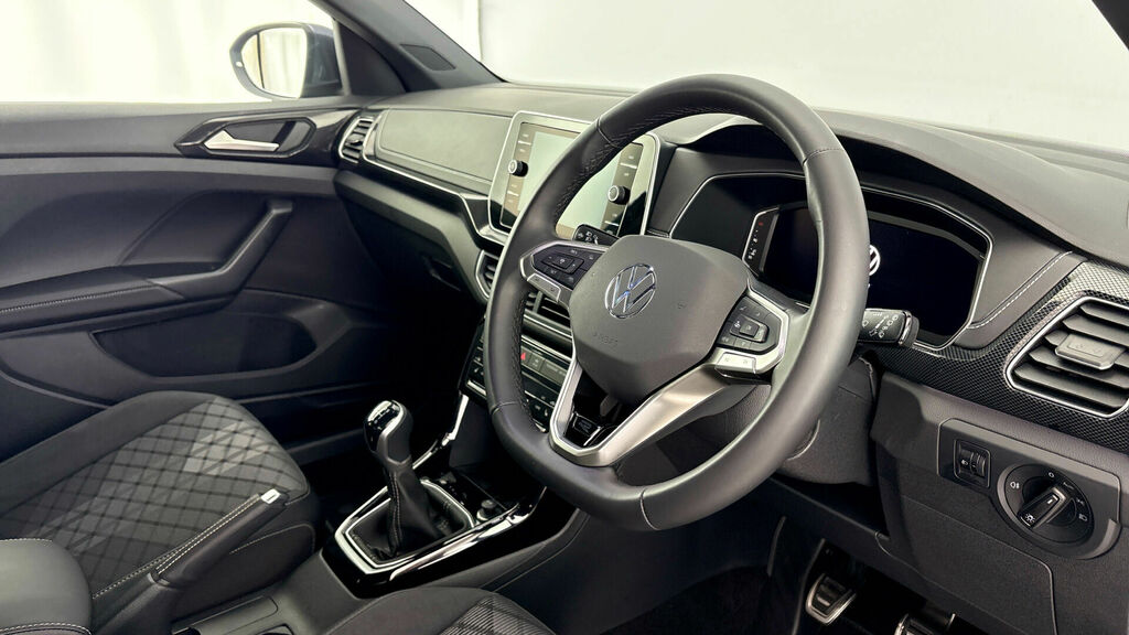 Volkswagen T-Cross 1.0 Tsi R-line Euro 6 5-Door CF75DUJ Grey #6