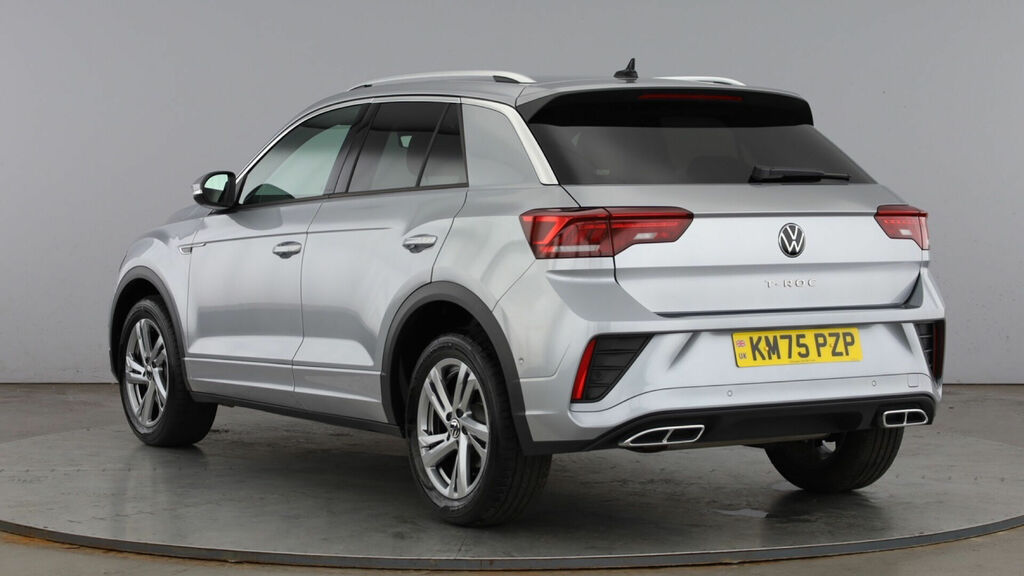 Volkswagen T-Roc 2.0 Tdi R-line Dsg Euro 6 5-Door Silver #3
