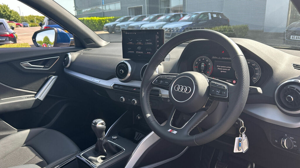 Audi Q2 1.0 Tfsi 30 S Line Euro 6 5-Door WM75HGD Blue #6