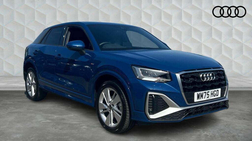 Audi Q2 1.0 Tfsi 30 S Line Euro 6 5-Door WM75HGD Blue