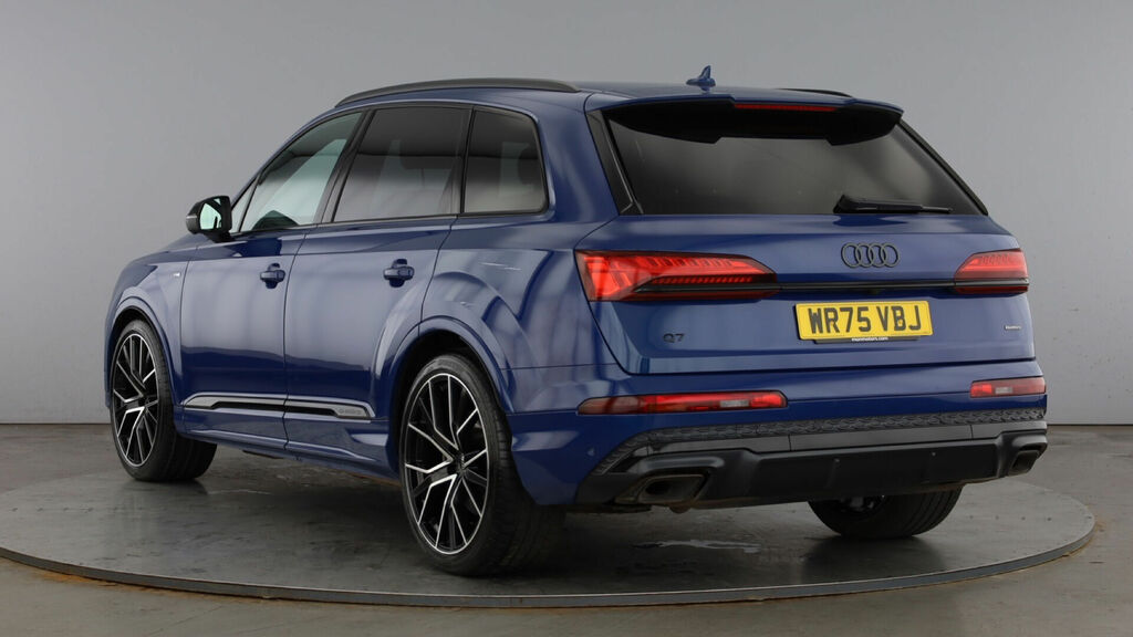Audi Q7 3.0 Tdi V6 Black Edition Tiptronic Quattro Euro 6 WR75VBJ Blue #3