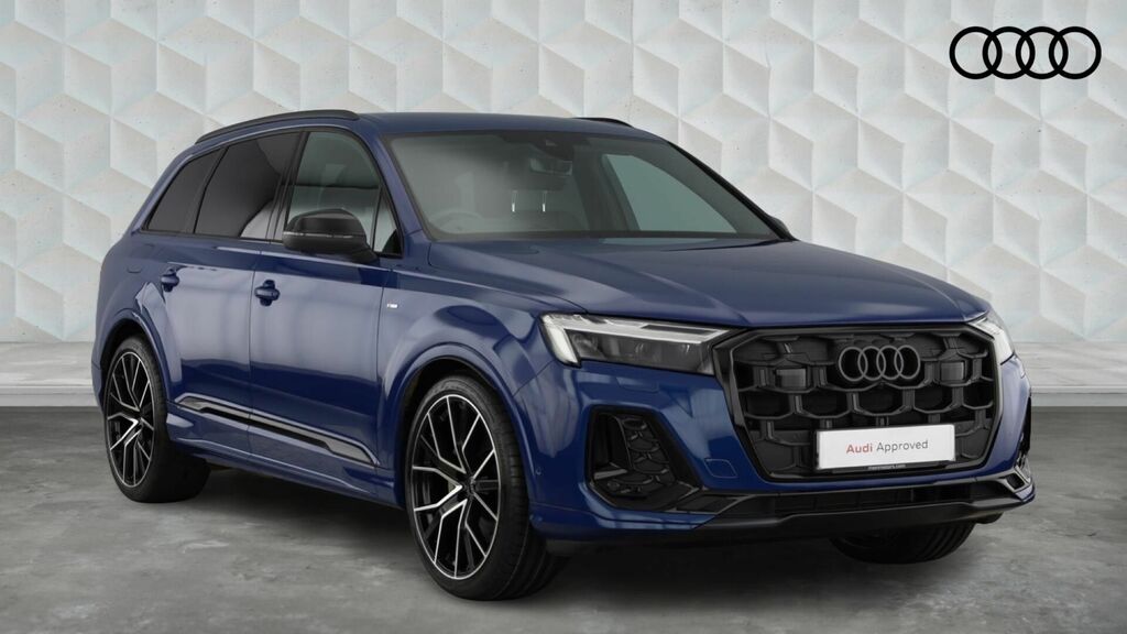 Audi Q7 3.0 Tdi V6 Black Edition Tiptronic Quattro Euro 6 WR75VBJ Blue