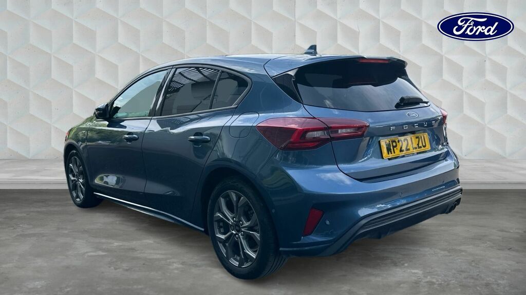 Ford Focus 1.0T Ecoboost St-line Euro 6 5-Door WP22LZU Blue #3