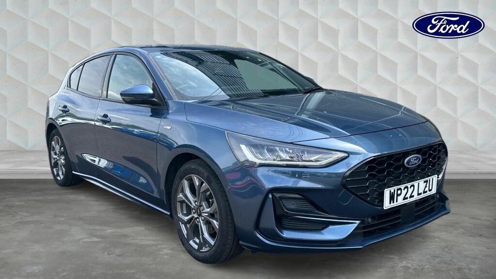 Ford Focus 1.0T Ecoboost St-line Euro 6 5-Door WP22LZU Blue