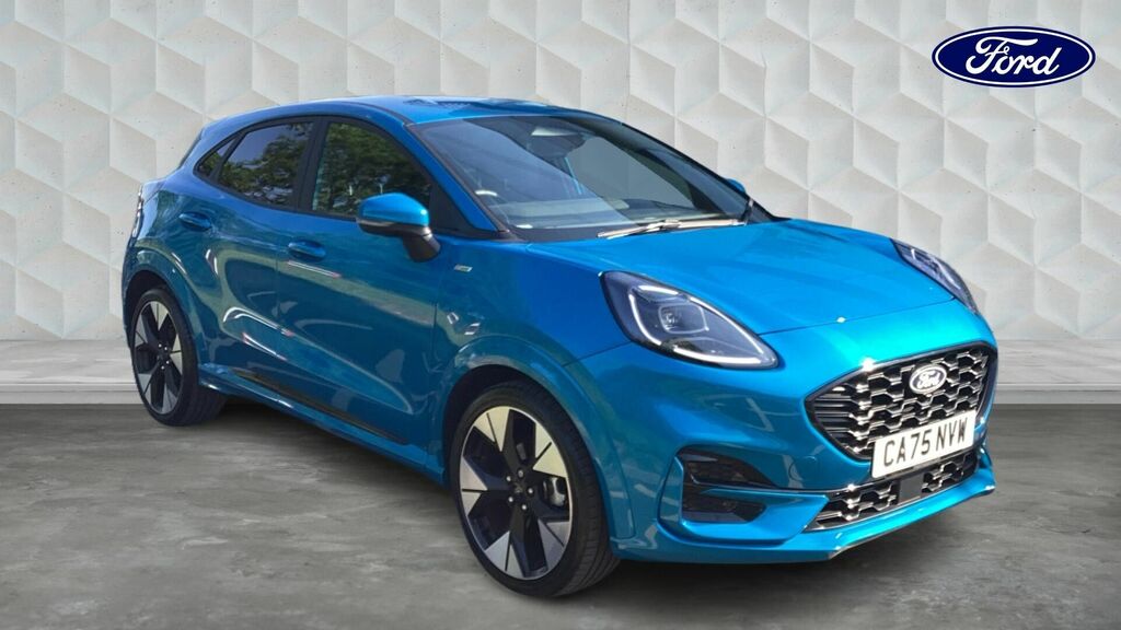 Ford Puma 1.0T Ecoboost Mhev St-line Dct Euro 6 5-Door CA75NVW Blue