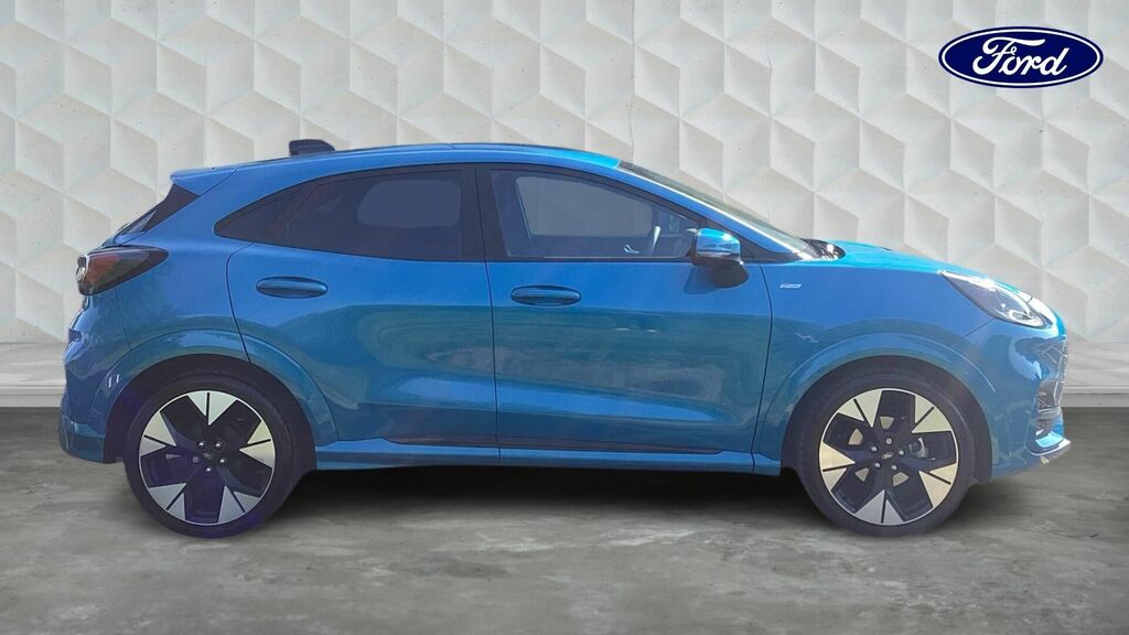 Ford Puma 1.0T Ecoboost Mhev St-line Dct Euro 6 5-Door CA75NVW Blue #4