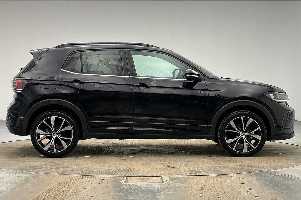 Volkswagen T-Cross 1.0 Tsi R-line Euro 6 5-Door KP26UOR Black #3