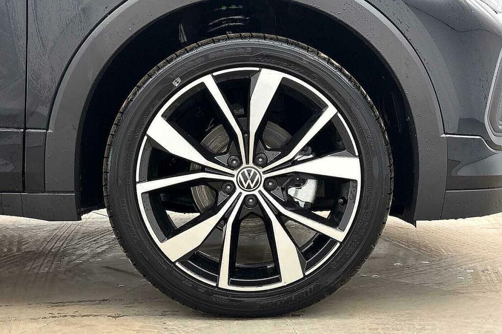 Volkswagen T-Cross 1.0 Tsi R-line Euro 6 5-Door KP26UOR Black #4
