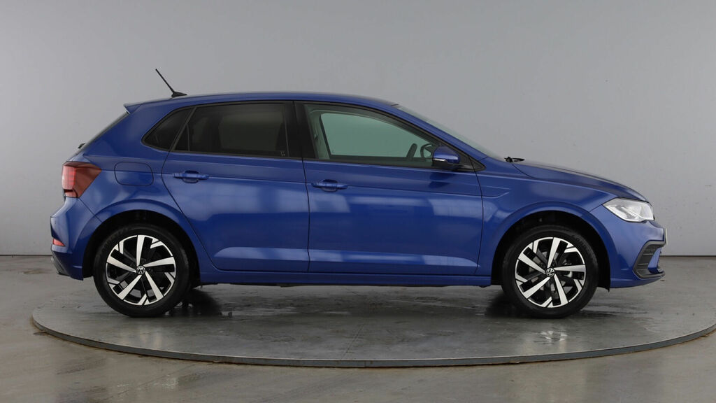 Volkswagen Polo 1.0 Tsi Match Dsg Euro 6 5-Door CK75HSG Blue #4