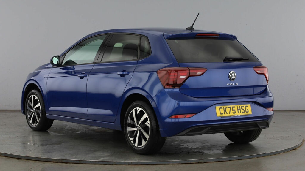 Volkswagen Polo 1.0 Tsi Match Dsg Euro 6 5-Door CK75HSG Blue #3