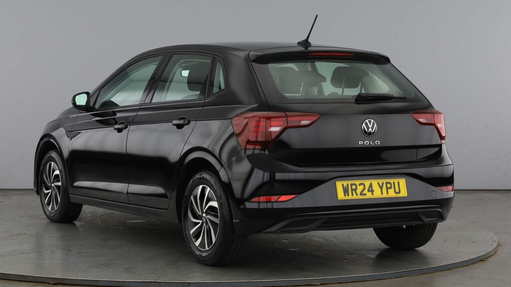 Volkswagen Polo 1.0 Tsi Life Dsg Euro 6 5-Door WR24YPU Black #3