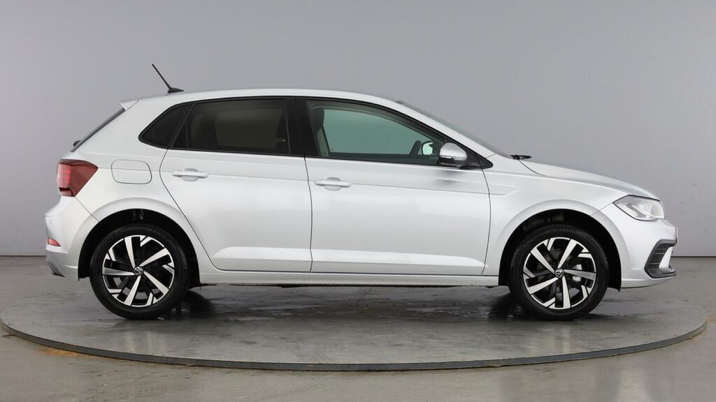 Volkswagen Polo 1.0 Tsi Match Dsg Euro 6 5-Door WN75VUO Silver #3