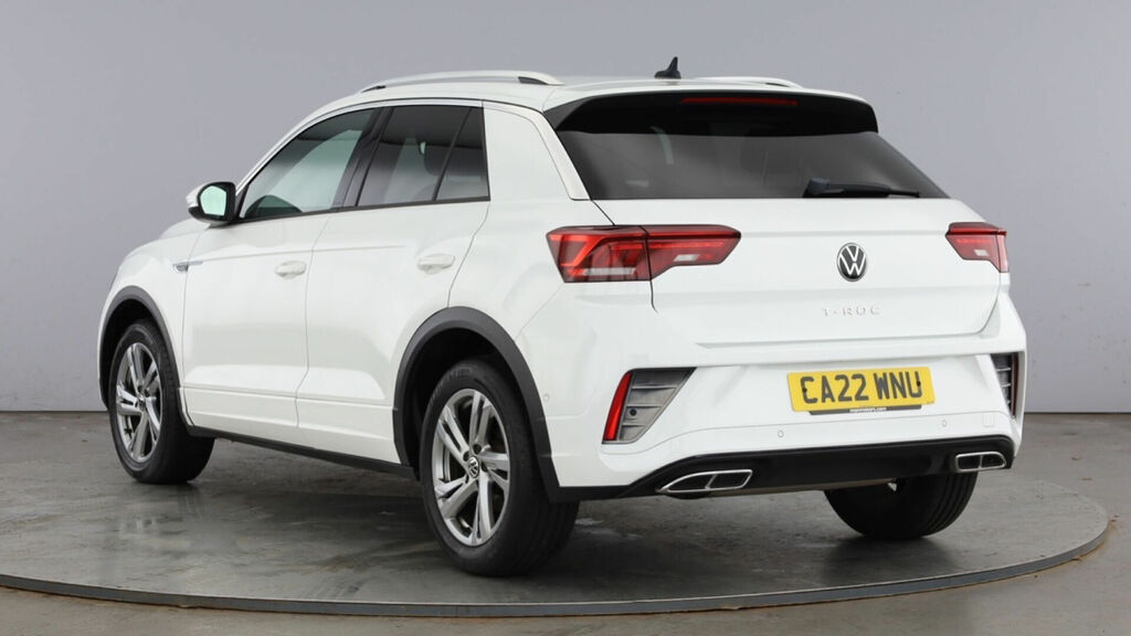 Volkswagen T-Roc Tsi R-line Dsg Euro 6 5-Door CA22WNU White #3