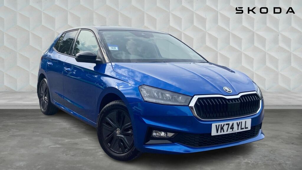 Skoda Fabia 1.0 Tsi Design Edition Euro 6 5-Door VK74YLL Blue
