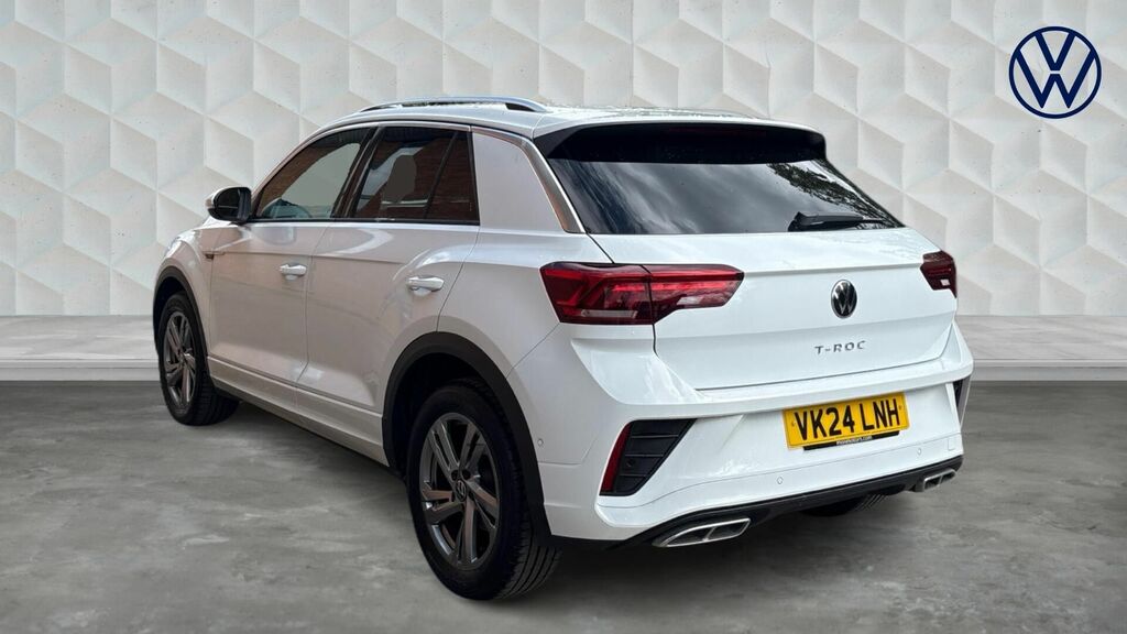 Volkswagen T-Roc Tsi R-line Dsg Euro 6 5-Door VK24LNH White #3
