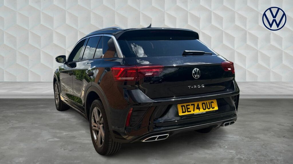 Volkswagen T-Roc 2.0 Tdi R-line Dsg Euro 6 5-Door DE74OUC Black #3