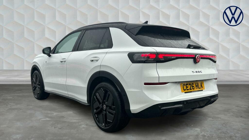 Volkswagen T-Roc Etsi Mhev R-line Dsg Euro 6 5-Door CE26HLK White #2