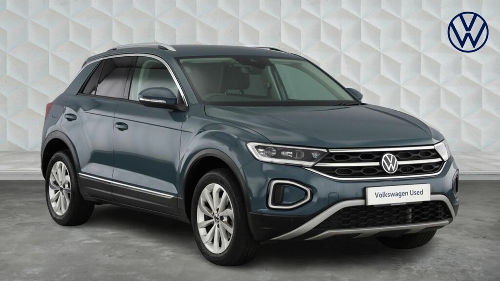 Volkswagen T-Roc 1.0 Tsi Style Euro 6 5-Door CF24BPX Blue